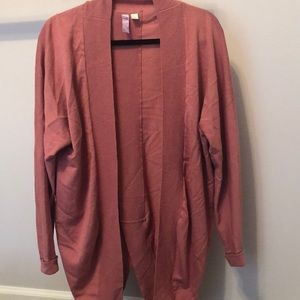 Oversized salmon colored sweater from Francesca’s